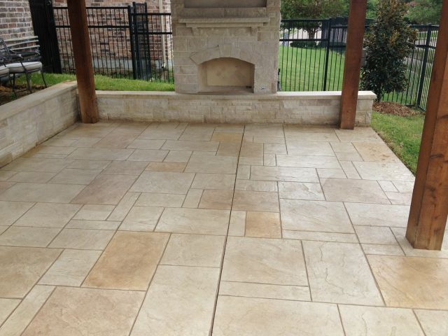 Patio Designs: Flagstone vs. Concrete | Texas Best Fence