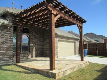 Cedar Patio Cover Flagstone 02