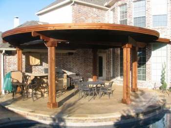 Circular Shape Patio Cover 01