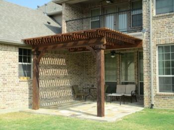 Lattice Patio Cover Irregualr Flagstone 01