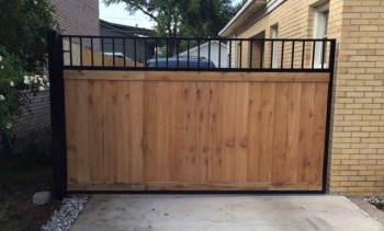 Driveway Gate by Texas Best Fence