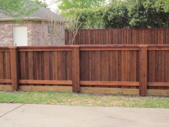 4 Foot High Board on Board Fence 02