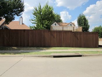 Cap Rail Corbels Board On Board Fence Step 01