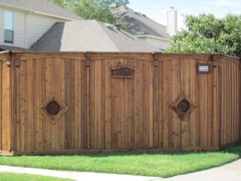 Decorative Gate Fence Board On Board 01