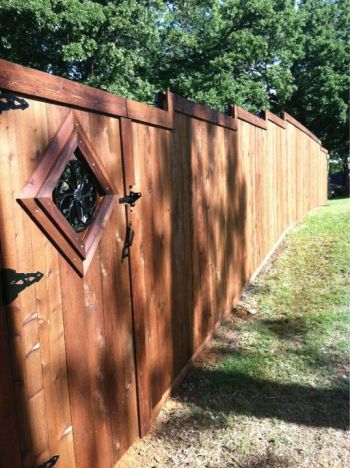 Budget Wood Fencing and Gate by Texas Best Fence & Patio