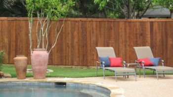 Budget Wood Fence for Outdoor Pool by Texas Best Fence & Patio