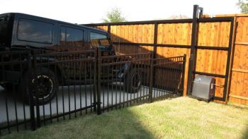 Wooden Driveway  Gate