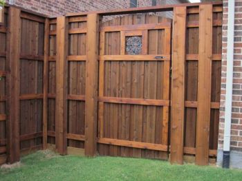 Backyard  Wooden Gate
