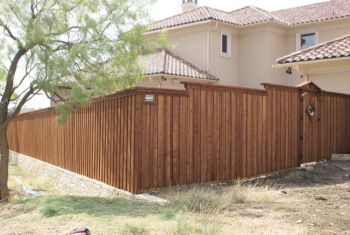 Tall Cedar Wood Fences