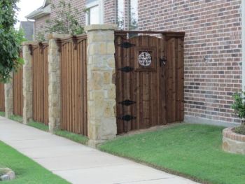 Brick and Stone Fencing