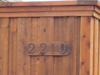 Address Detail Board On Board Fence