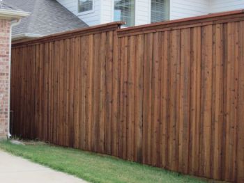 Board on Board Cedar Fence