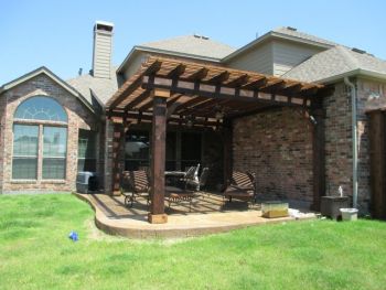 Stained Pergola