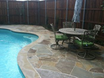 Flagstone Pool Deck