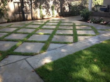 Grass Concrete Pavers