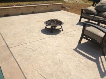 Graden  Concrete Brushed Stamped Stained