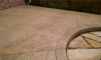 Cement  Concrete Brushed Stamped Stained