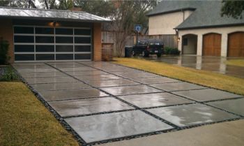 Stamped Concrete Driveway