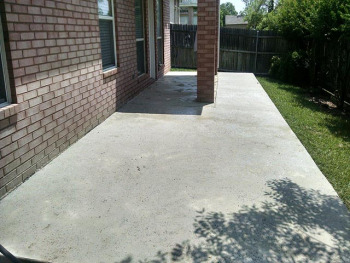 concrete patio in North Richland Hills Web