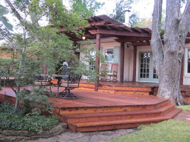 Wood Deck Constrcution by Texas Best Fence & Patio