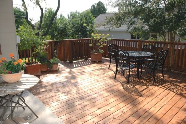 Wood Deck Constrcution by Texas Best Fence & Patio