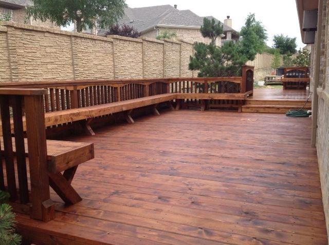 Wood Deck Constrcution by Texas Best Fence & Patio