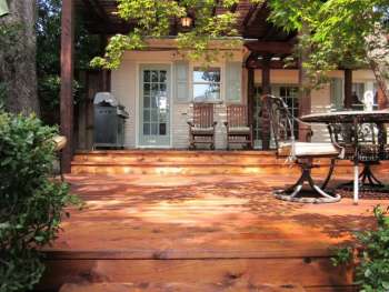 Simple Wood Deck Design