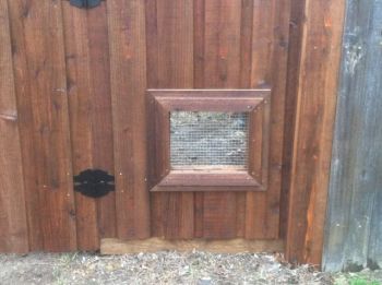 Doggie Window Cedar Gate 01