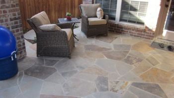 Flagstone Patio Design