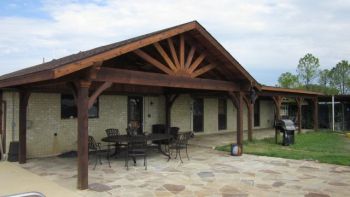 Covered Flagstone Patio