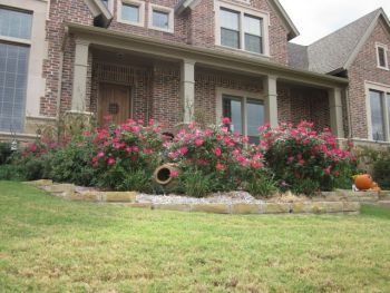 Retaining Flagstone Wall for Garden