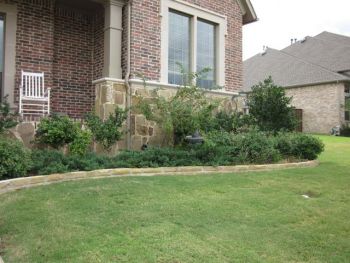 Retaining Flagstone Wall