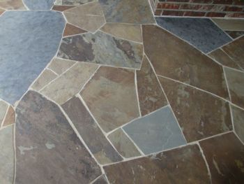 Multi Color Flagstone Brick