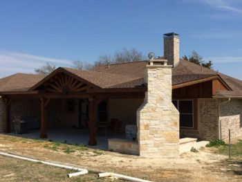 Flagstone Fire Place