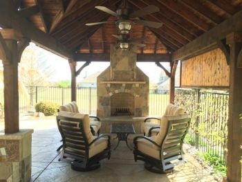 Flagstone Fire Place