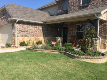 Brick House Retaining Wall