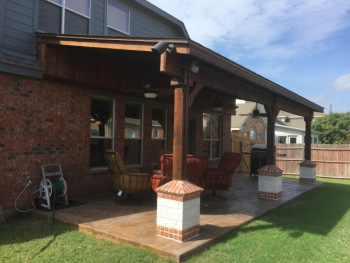 Covered Concrete Patio