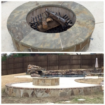 Flagstone Fire Pit