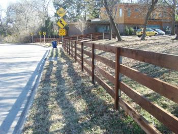 Horizontal Cedar  Fence