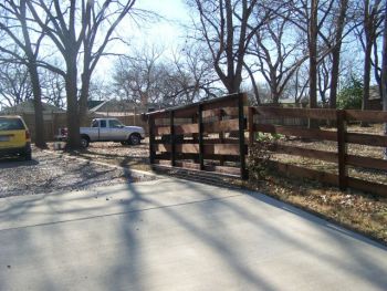 Horizontal Fence Idea