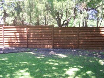 Horizontal Fence Backyard Fence