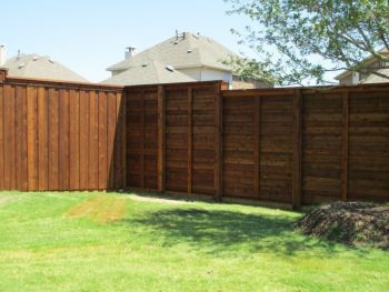 Backyard Horizontal Fence