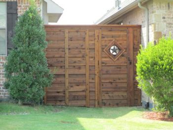 Pedestrian Wooden Gate