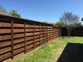 New Horizontal Fence