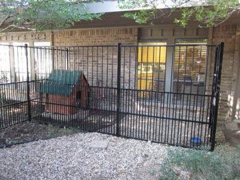 Back yard Iron Fence