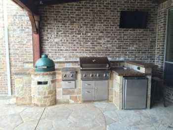 Stone Outdoor Kitchen