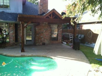 Backyard Pool and Patio Cover
