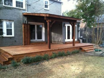 Wood Deck Ptio Cover