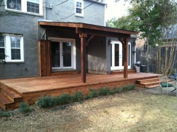 Wood Deck Ptio Cover