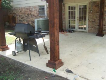 Concrete Floor  Patio Cover